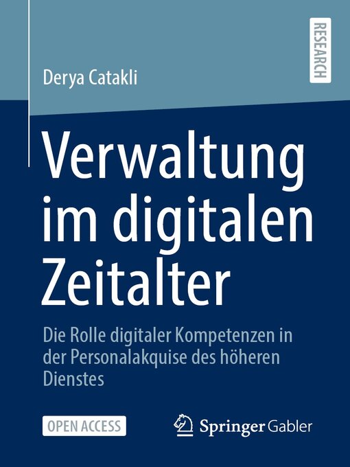 Title details for Verwaltung im digitalen Zeitalter by Derya Catakli - Available